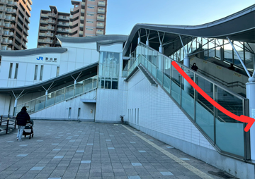 放出駅から城東いまふく鶴見鍼灸整骨院のルート案内写真1