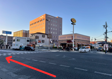 横堤駅から城東いまふく鶴見鍼灸整骨院のルート案内写真11