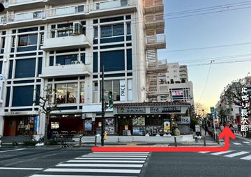 横堤駅から城東いまふく鶴見鍼灸整骨院のルート案内写真16