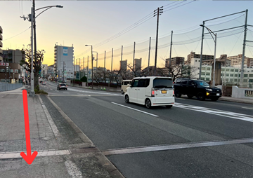 蒲生四丁目駅から城東いまふく鶴見鍼灸整骨院のルート案内写真3
