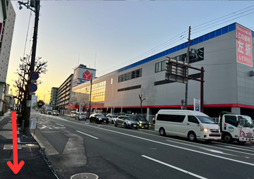 蒲生四丁目駅から城東いまふく鶴見鍼灸整骨院のルート案内写真5