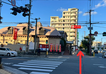 放出駅から城東いまふく鶴見鍼灸整骨院のルート案内写真4